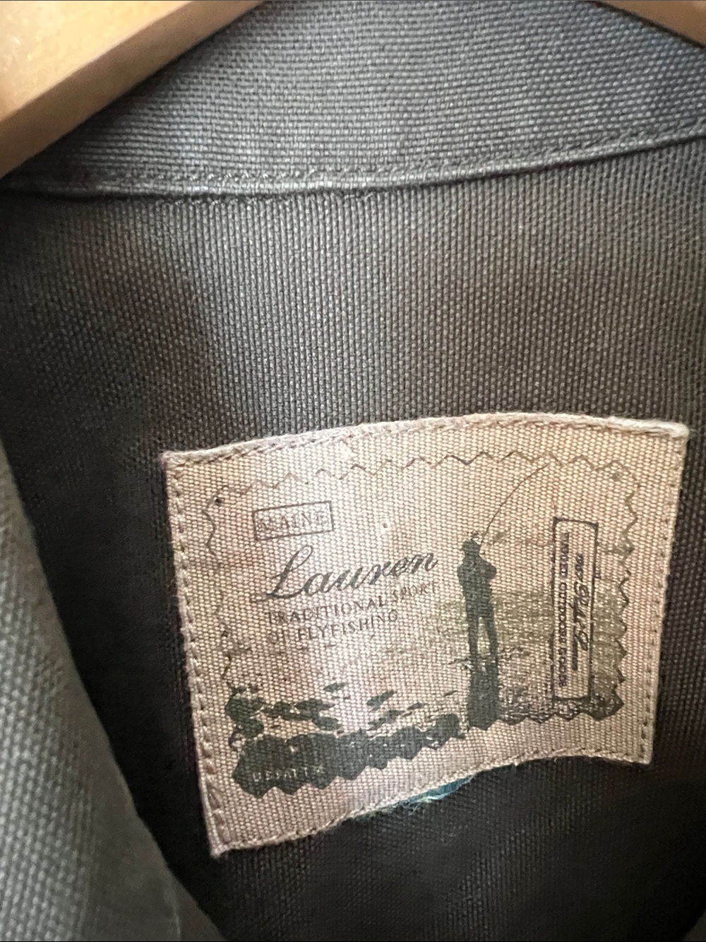Ralph Lauren vintage Utility fly fishing jacket khaki green - Picture 5 of 8